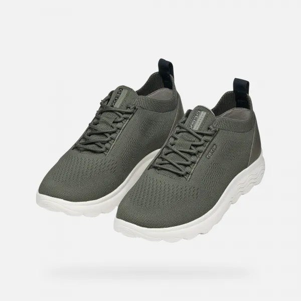 Dark green men's sneakers Geox Spherica - Men's