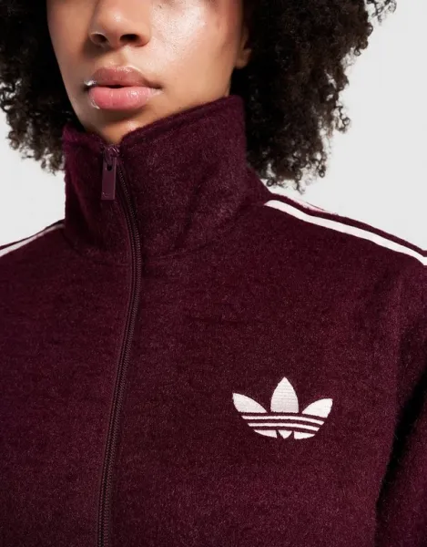 adidas Mohair Firebird Loose Track Top W "Maroon" (KS0428)