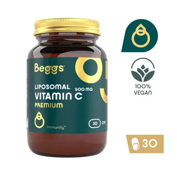 BEGGS Liposomal Vitamín C 500 mg Premium 30 kapsúl
