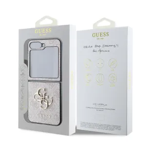 GUESS 4G METAL obal pre Samsung Galaxy Z Flip7 FE 5G / Flip6 5G PINK