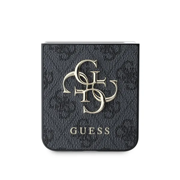 GUESS 4G METAL obal pre Samsung Galaxy Z Flip7 FE 5G / Flip6 5G GREY