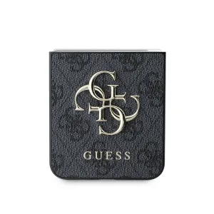GUESS 4G METAL obal pre Samsung Galaxy Z Flip7 FE 5G / Flip6 5G GREY