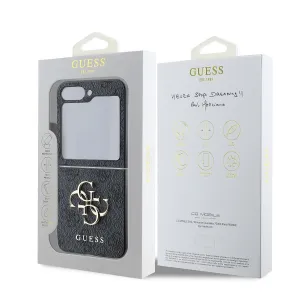 GUESS 4G METAL obal pre Samsung Galaxy Z Flip7 FE 5G / Flip6 5G GREY