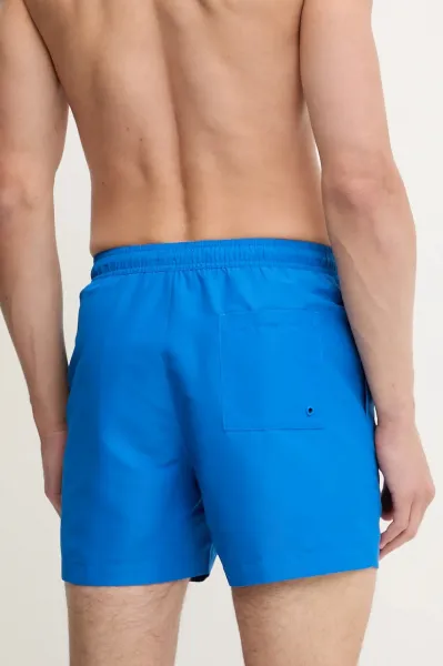 Plavkové šortky Calvin Klein fialová farba, LV00N61092