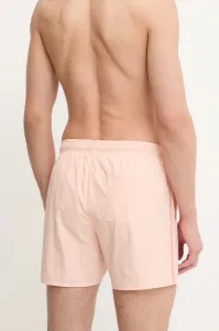 Plavkové šortky Calvin Klein oranžová farba, KM0KM01102