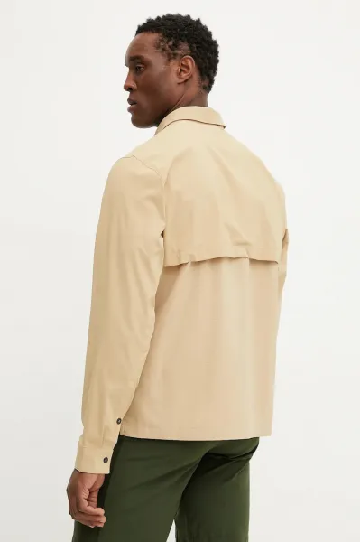 Košeľa The North Face Lightrange pánska, zelená farba, regular, s klasickým golierom, NF0A8B53LK51
