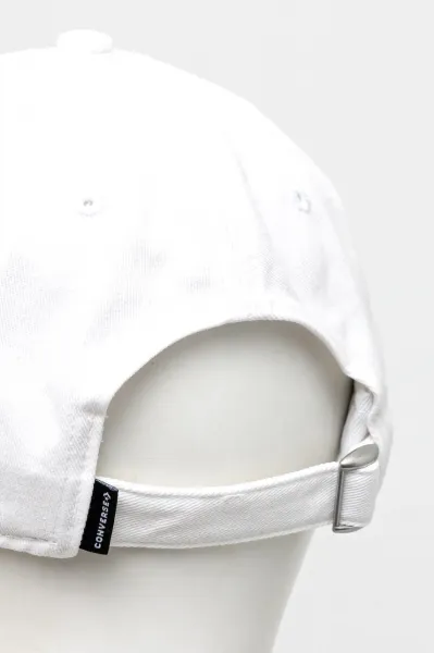 Bavlnená šiltovka Converse béžová farba, s nášivkou, 10027421-A18