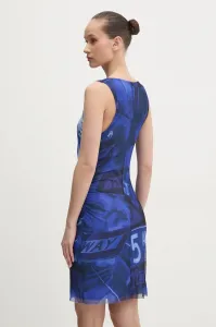 Šaty Desigual BRATISLAVA fialová farba, mini, priliehavá, 25SWVK47