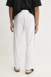 Nohavice adidas Originals TEAMGEIST TP pánske, béžová farba, vzorované, JP1119
