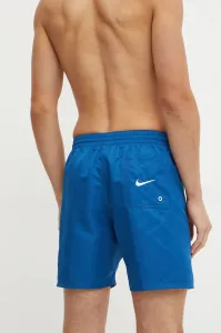 Plavkové šortky Nike Big Block tmavomodrá farba, NESSE521