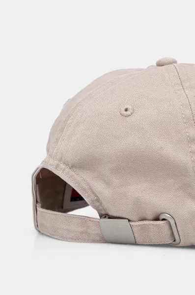 Bavlnená šiltovka Tommy Jeans béžová farba, s nášivkou, AW0AW15848
