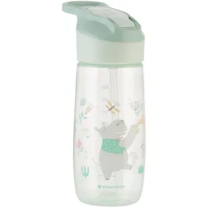 KikkaBoo Hrnček so silikónovým náustkom 450ml 12m+ Music Fest Mint