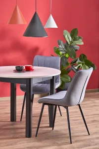 HALMAR Rozkládací jídelní stůl Ringo 102/142 cm kašmírový/černý