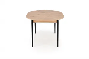 HALMAR Rozkládací jídelní stůl Pivot 102/141 cm dub artisan/černý buk