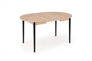 HALMAR Rozkládací jídelní stůl Pivot 102/141 cm dub artisan/černý buk