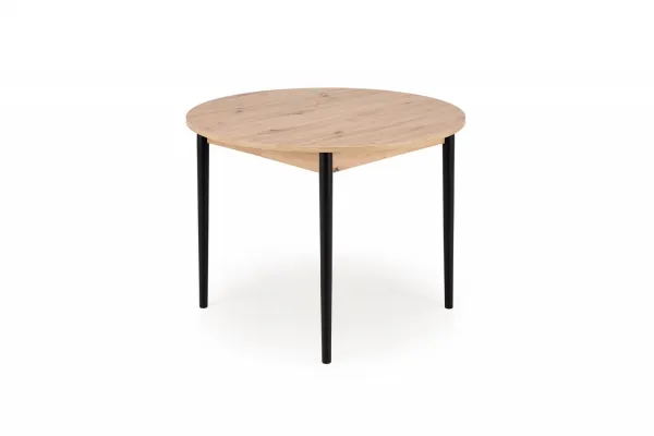 HALMAR Rozkládací jídelní stůl Pivot 102/141 cm dub artisan/černý buk