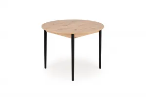 HALMAR Rozkládací jídelní stůl Pivot 102/141 cm dub artisan/černý buk
