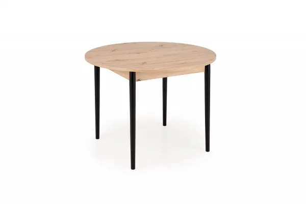 HALMAR Rozkládací jídelní stůl Pivot 102/141 cm dub artisan/černý buk