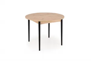 HALMAR Rozkládací jídelní stůl Pivot 102/141 cm dub artisan/černý buk