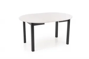 HALMAR Rozkládací jídelní stůl Ringo 102/142 cm kašmírový/černý