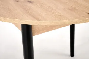 HALMAR Rozkládací jídelní stůl Pivot 102/141 cm dub artisan/černý buk