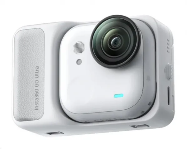 Insta360 GO Ultra miniaturní akční kamera, 4K Ultra HD, 60fps, magnetický systém uchycení, bílá