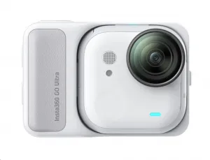 Insta360 GO Ultra miniaturní akční kamera, 4K Ultra HD, 60fps, magnetický systém uchycení, bílá