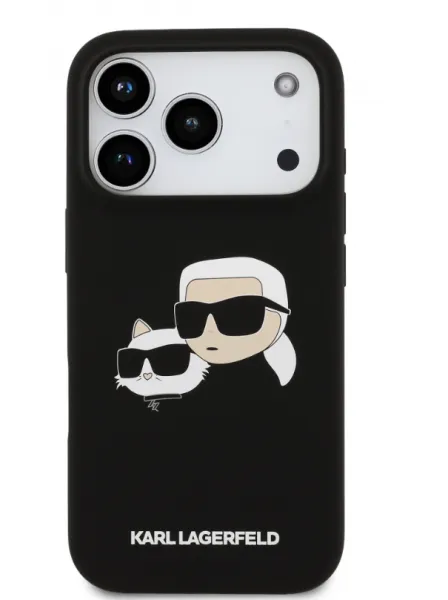 Karl Lagerfeld Kryt s MagSafe pre Apple iPhone 17 Pro, Karl Lagerfeld, Čierny
