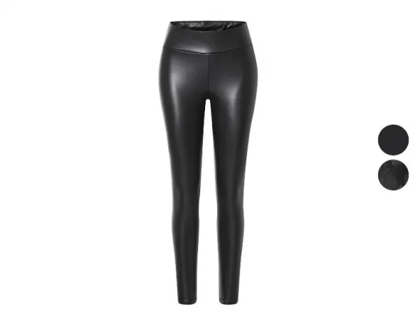 esmara® Dámske legíny v imitácii kože