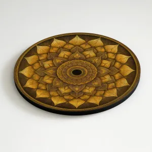 Nástenná mandala - Golden Lotus