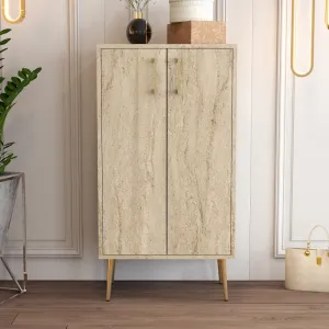 Skrinka na topánky / Botník Prag - Travertine
