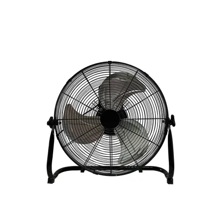 Podlahovýventilátorsvýkonom70Wčierna