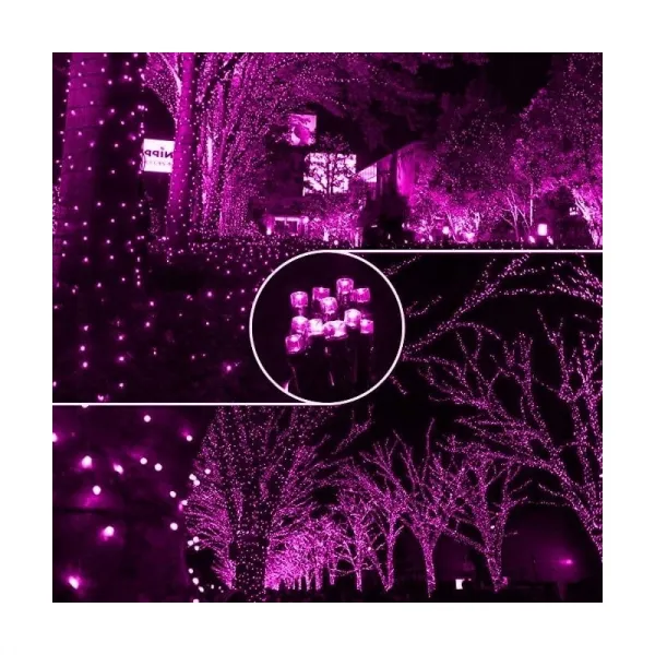 RužovéLEDdekoratívnesvetlá-vnútorné100LED/8m