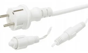 VianočnévonkajšieLEDosvetlenie,studenábielaIP44200LED/9,5m