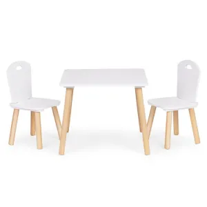 ECOTOYS Sada dětského nábytku Bedry bílá