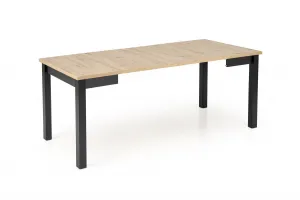 HALMAR Rozkladací jedálenský stôl Qubik 80/200 cm dub artisan/čierny