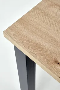 HALMAR Rozkladací jedálenský stôl Qubik 80/200 cm dub artisan/čierny