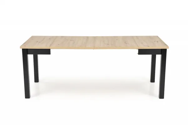 HALMAR Rozkladací jedálenský stôl Qubik 80/200 cm dub artisan/čierny