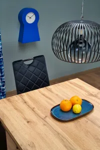 HALMAR Rozkladací jedálenský stôl Qubik 80/200 cm dub artisan/čierny