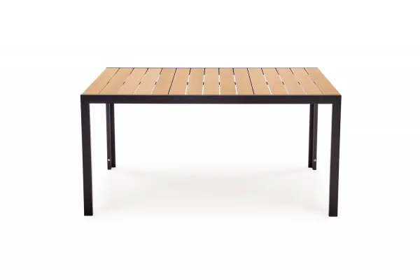 HALMAR Záhradný stôl Fierro 150 cm hnedý/čierny