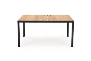 HALMAR Záhradný stôl Fierro 150 cm hnedý/čierny