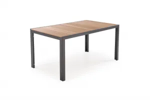 HALMAR Záhradný stôl Fierro 150 cm hnedý/čierny