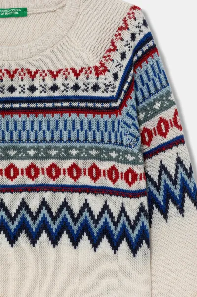 Sveter s prímesou vlny United Colors of Benetton