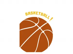 Benlemi Detský plagát BASKETBALOVÝ BALÓN na stenu Zvoľte rozmer: 30x42 cm (A3)