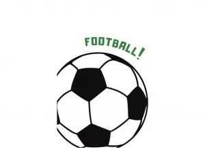 Benlemi Plagát FUTBALOVÝ BALÓN do detskej izby Zvoľte rozmer: 30x42 cm (A3)
