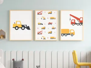 Benlemi Plagát TRAKTORBAGR do detskej izby Zvoľte rozmer: 30x42 cm (A3)