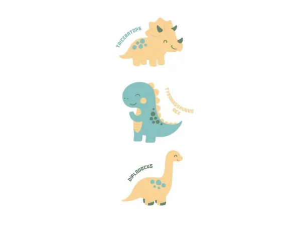 Benlemi Plagát do detskej izby DINOSAURI Zvoľte rozmer: 30x42 cm (A3)