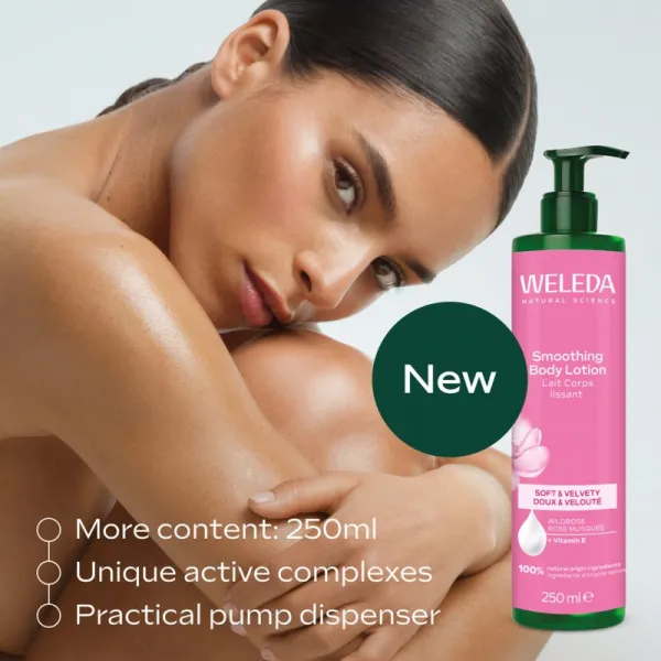 Weleda Smoothing zjemňujúce telové mlieko 250 ml