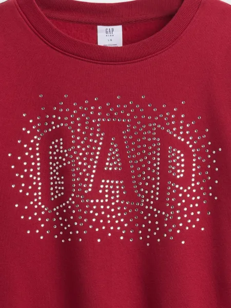 GAP dievčenská oversize mikina s logom