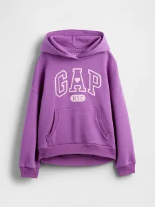GAP dievčenská oversize mikina s kapucňou